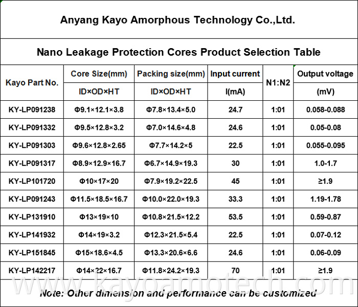 Nano Leakage Protection Core